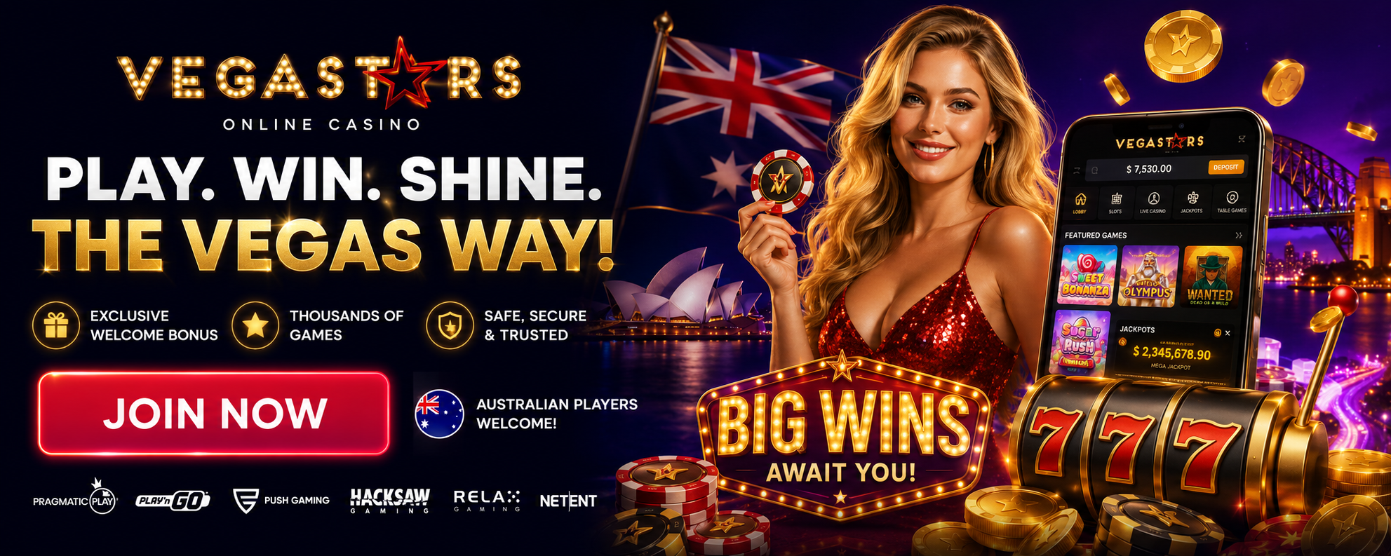 Vegastars Pokies Online